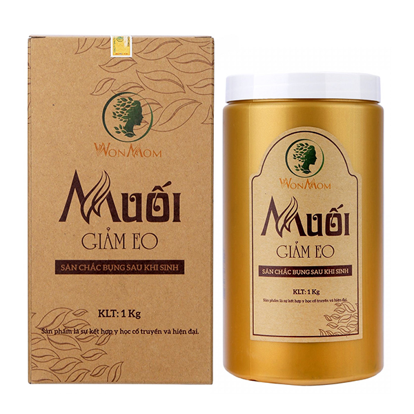 Muối thảo dược quấn bụng Wonmom 1kg