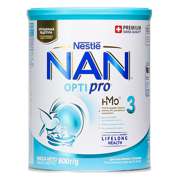 Sữa Nan Nga số 3 12-18 tháng 800g