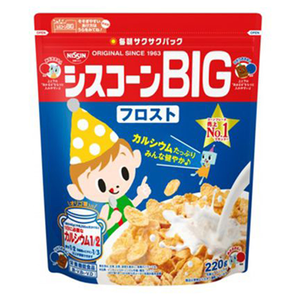 Ngũ cốc Nissin Nhật vị bắp dâu 220g