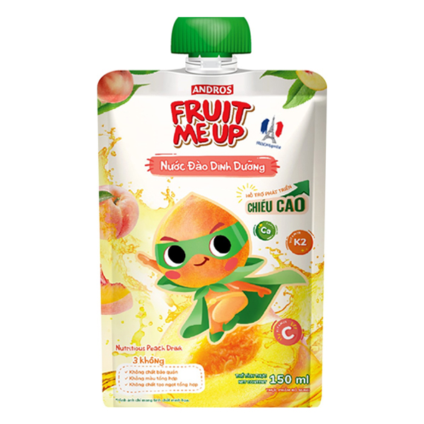 Nước ép dinh dưỡng Fruit Me Up vị đào 12M+
