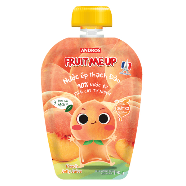Nước ép thạch Fruit Me Up vị đào 18M+ 90g