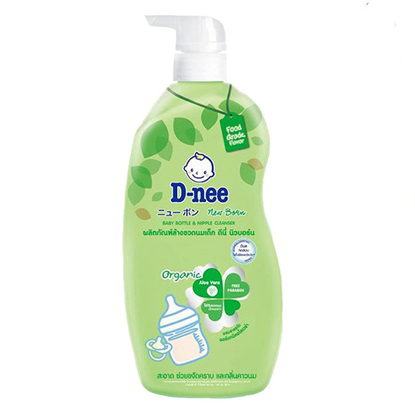 Nước rửa bình sữa Dnee dạng chai 620ml