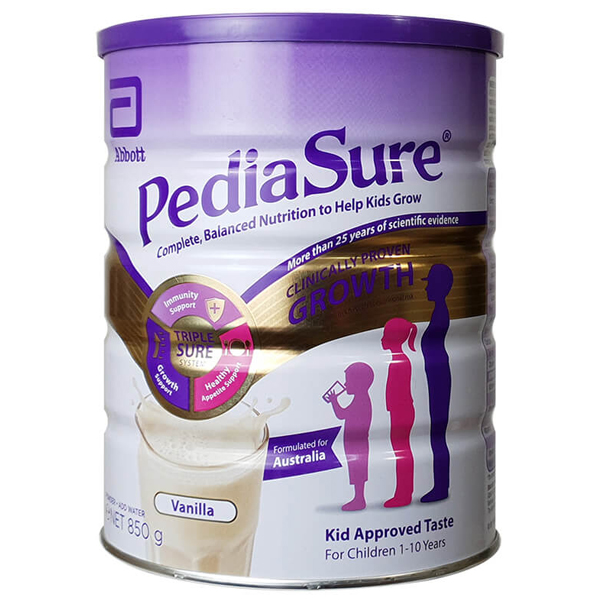 Sữa Pediasure Úc 1-10 tuổi 850g