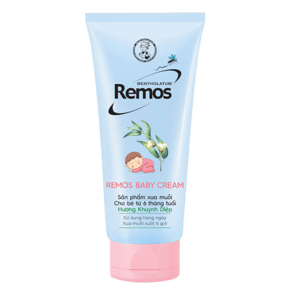 Kem chống muỗi Remos hương khuynh diệp 6M+ 70g
