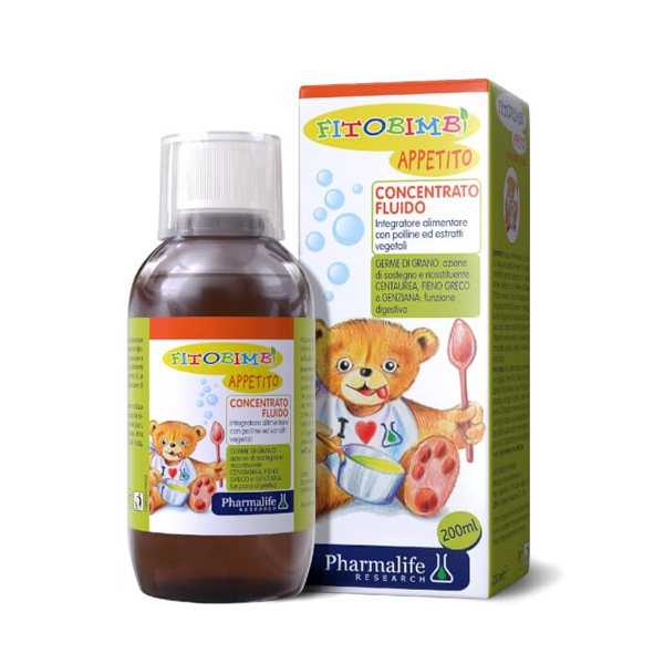 Siro kích thích bé ăn ngon tự nhiên Fitobimbi Appetito 6M+