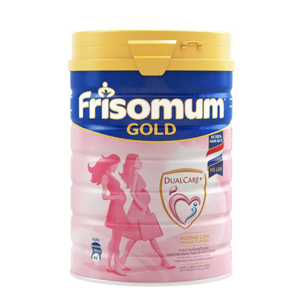 Sữa bầu Frisomum Gold hương cam 400g
