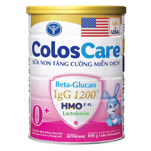 Sữa ColosCare 0+ 800g (0-12 tháng)