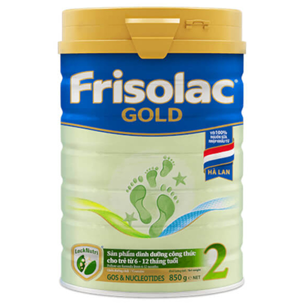 Sữa Frisolac Gold số 2 850g (6-12 tháng)