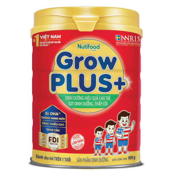Sữa GrowPlus+ Đỏ 900g (trên 1 tuổi)