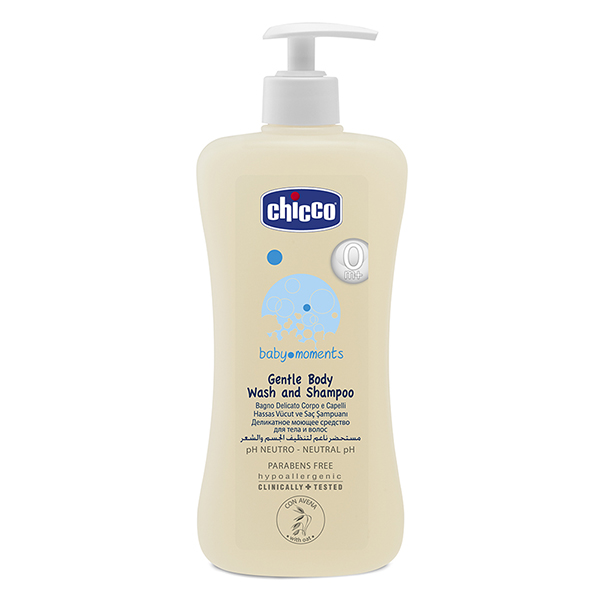 Sữa tắm gội Chicco chiết xuất yến mạch 500ml