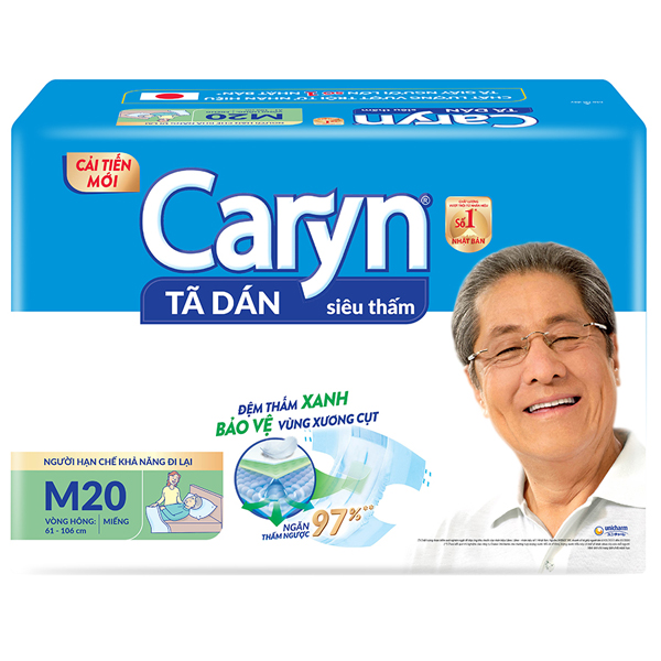 Tã dán Caryn size M-L 20 miếng