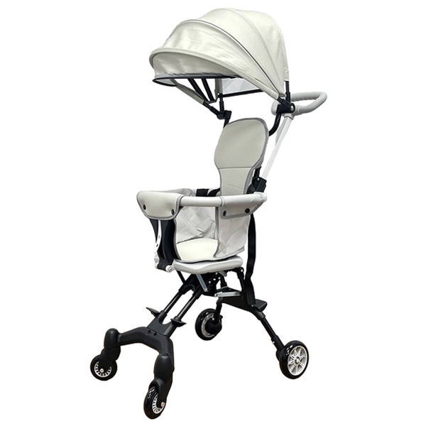 Xe đẩy gấp gọn Umoo UM-02134 kèm phụ kiện - Ghi