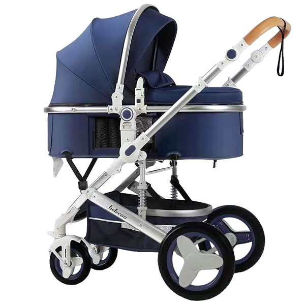 Xe nôi Belecoo 2 chiều - Xanh