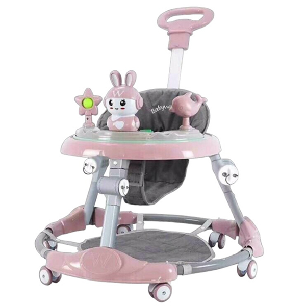 Xe tròn tập đi thỏ 02135 - Hồng