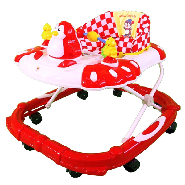 Xe tập đi Vinatoy L4 có nhạc - Chim cánh cụt đỏ