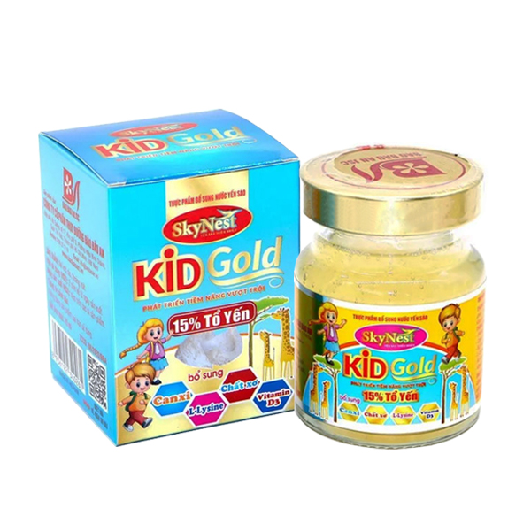 Nước yến sào Skynest Kid Gold hương vani 12M+
