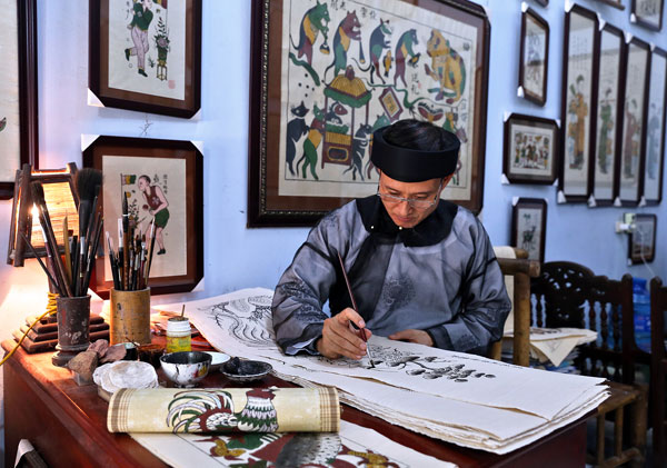 Tranh Đông Hồ - Di sản Văn hóa đặc biệt của làng Việt