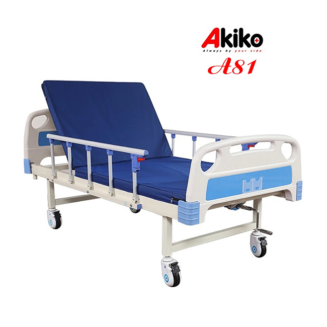giường bệnh nhân 1 tay quay akiko a81