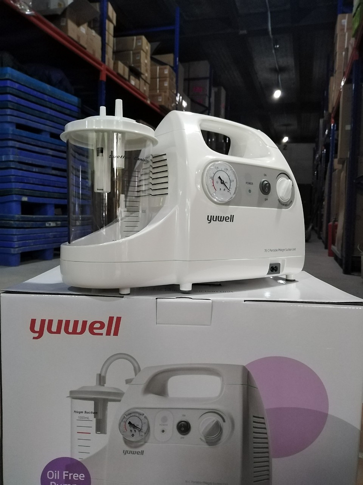máy hút dịch 1 bình Yuwell 7e-c