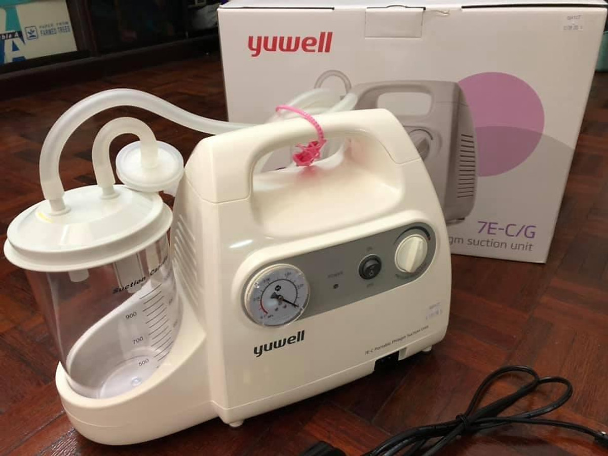 máy hút dịch 1 bình yuwell 7e-c