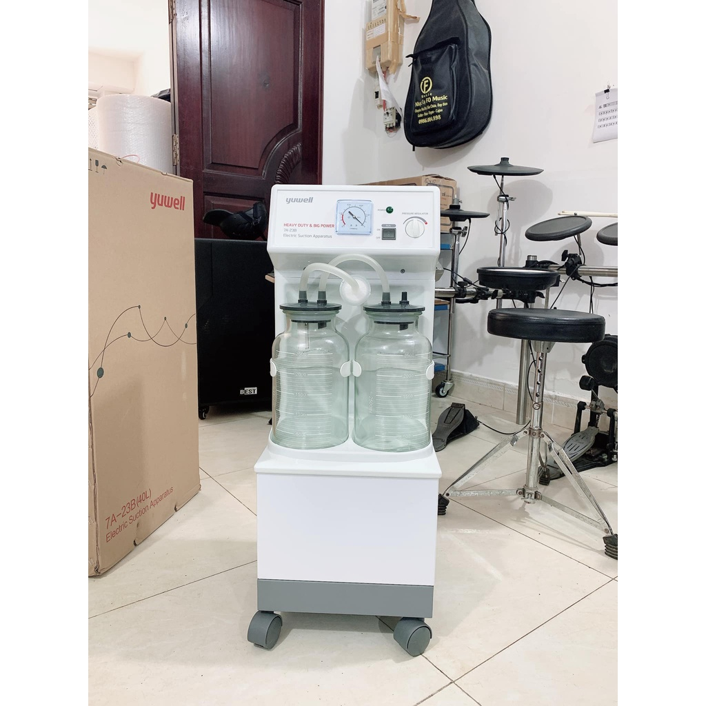 máy hút dịch 2 bình yuwell 7a-23d