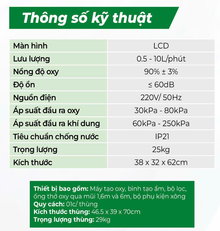 máy tạo oxy 10 lít alkato