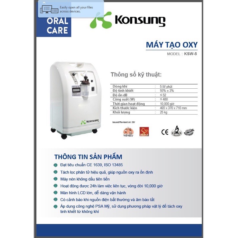 bán máy tạo oxy cũ