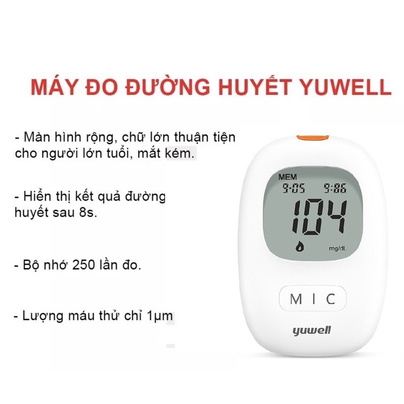máy đo đường huyết Yuwell 710