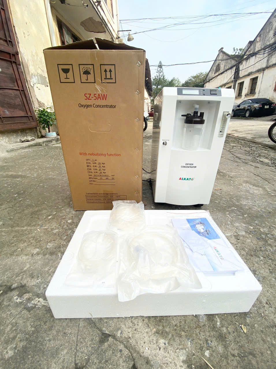 Cho thuê Máy Tạo Oxy Dung tích ( 5 Lít - 10Lít )