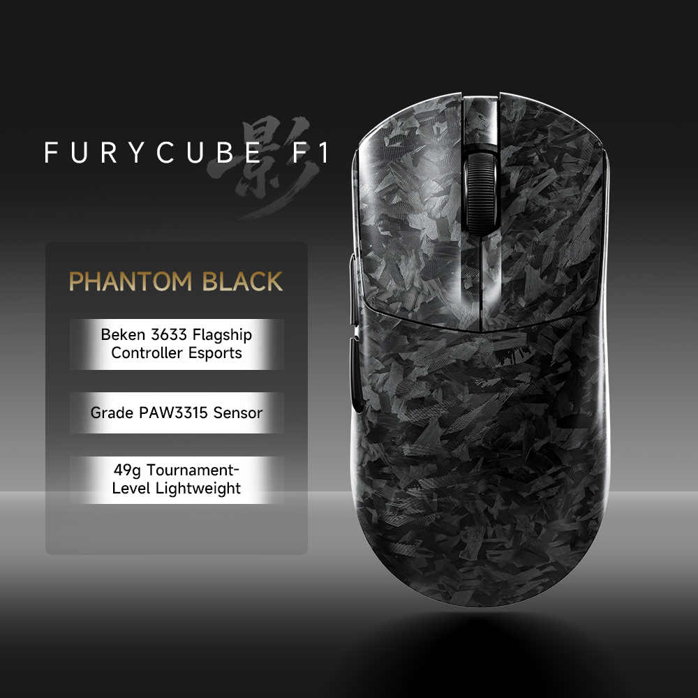 Chuột Furycube F1 Carbon Wireless