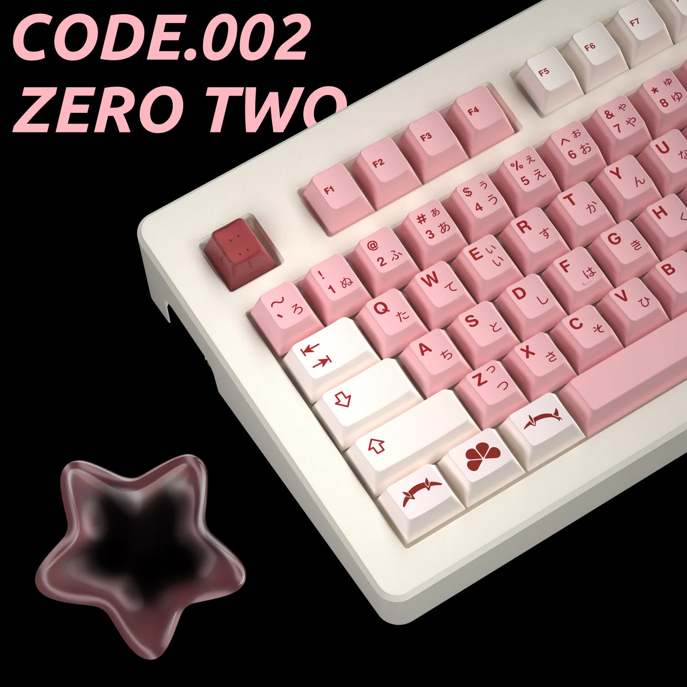 Keycap MW Zero Two R2 Cherry PBT Doubleshot - Base + Novelties