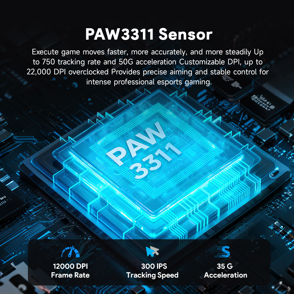 [In Stock] Chuột gaming không dây FURYCUBE G13 PRO