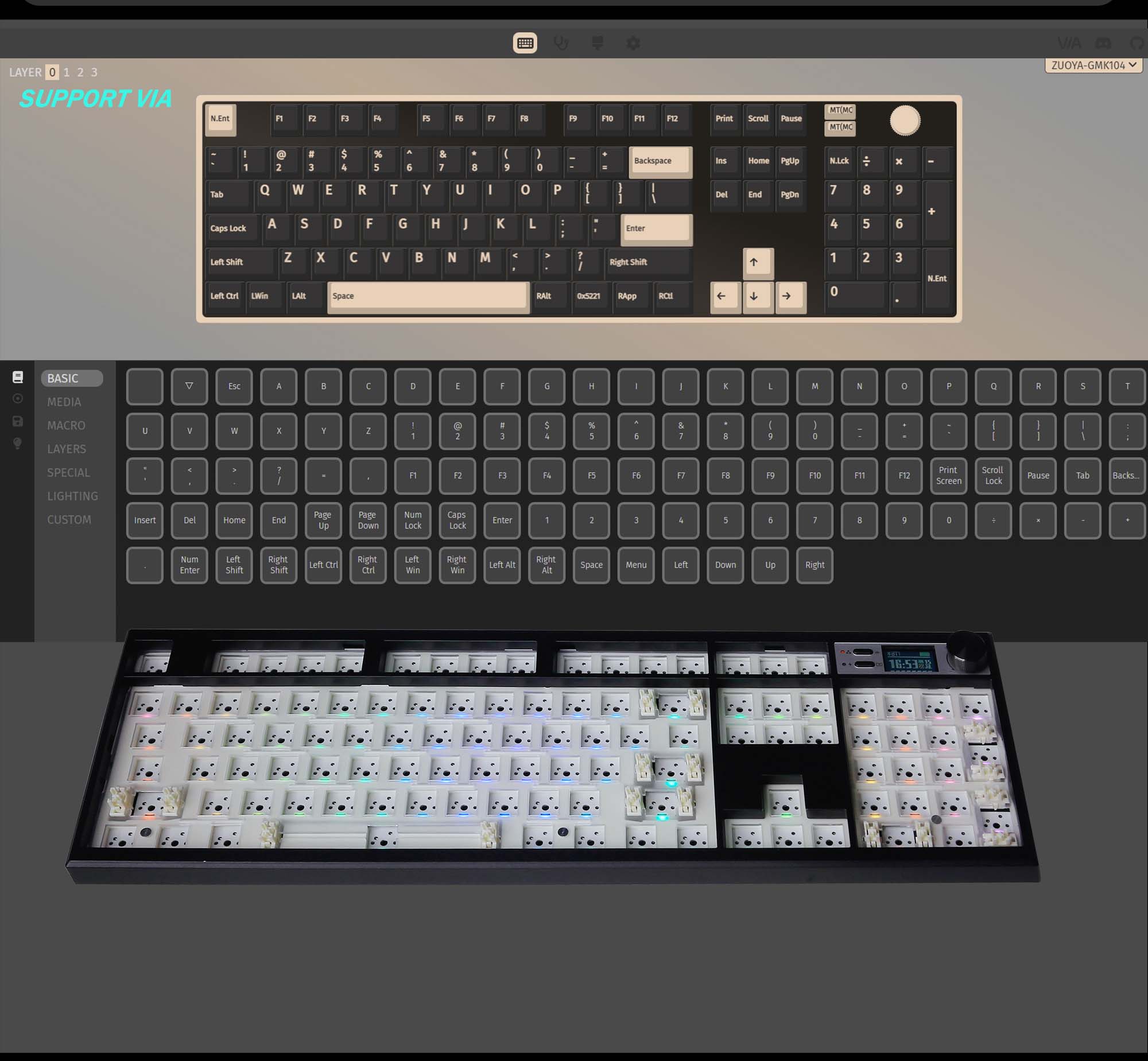 KIT Bàn phím cơ GMK104