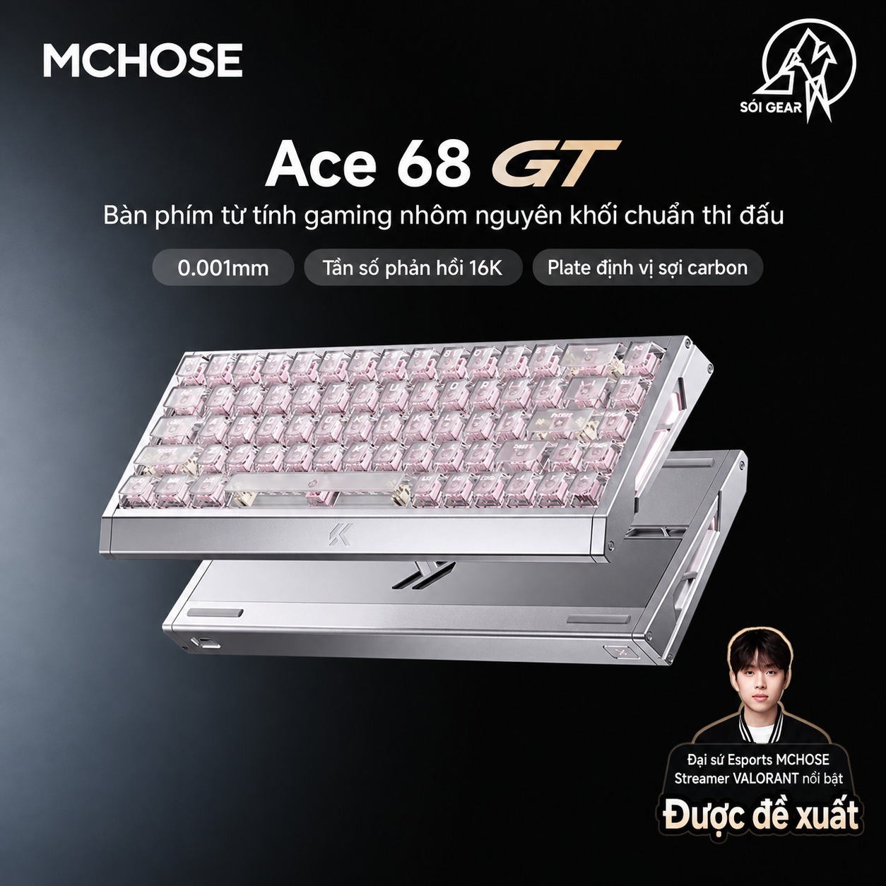 Bàn Phím Mchose Ace68 GT HE