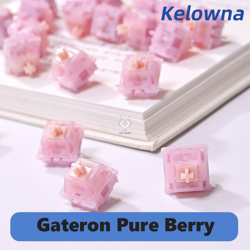 Switch Linear Gateron Pure Berry/Modern Grey/Pure Sky
