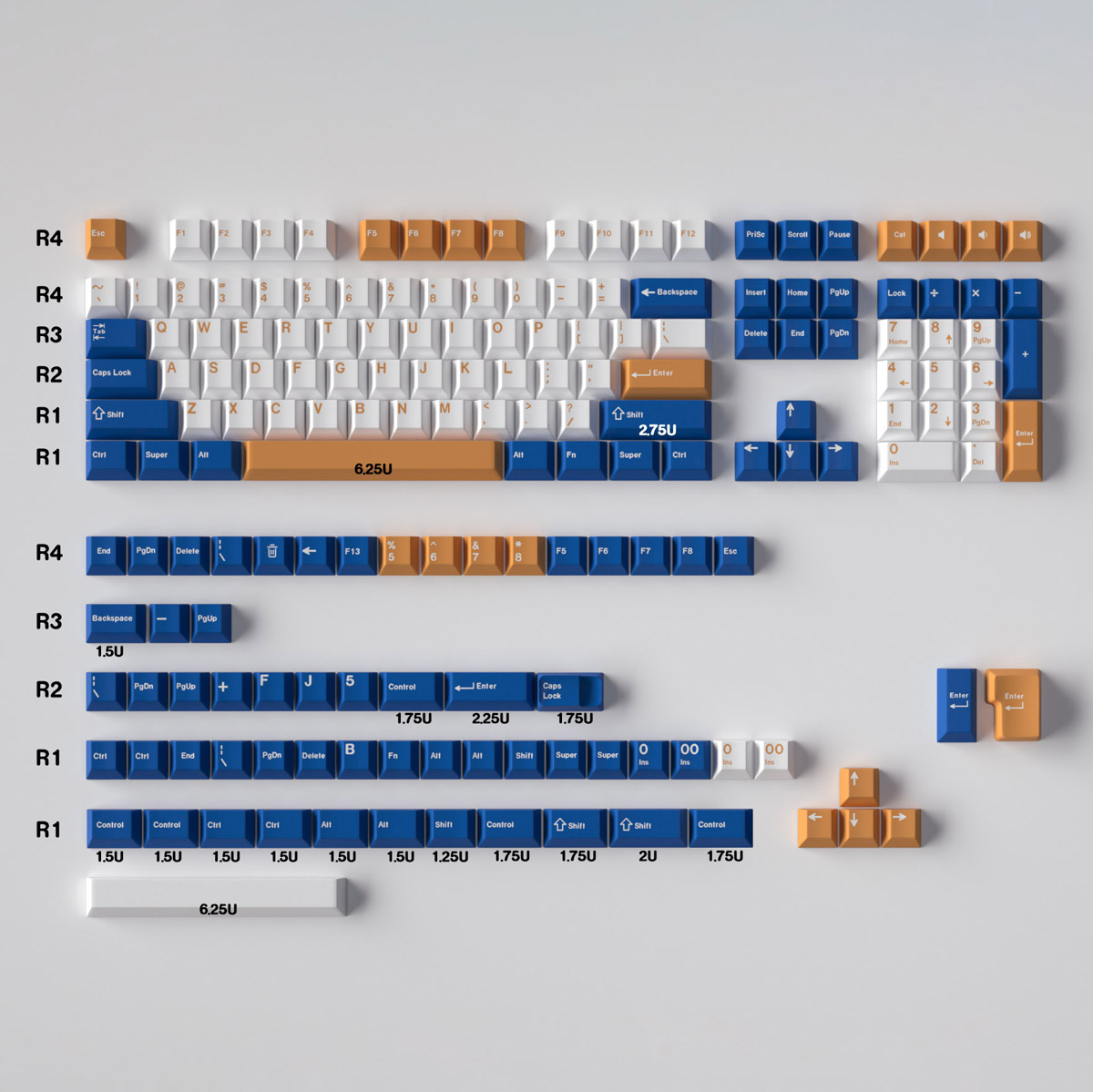 Keycap Mintcaps Cherry Socks PBT Doubleshot
