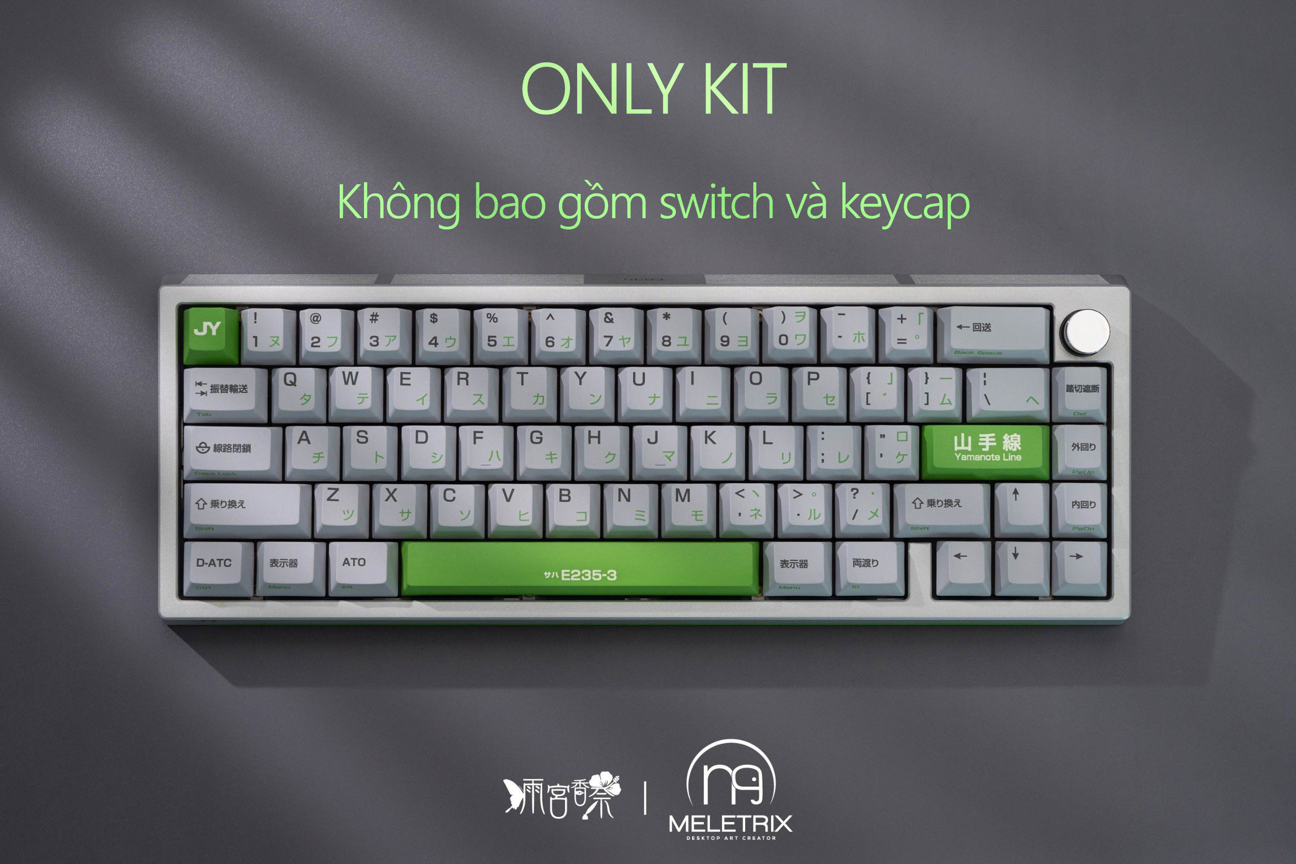 [In-Stock] Zoom65V2 & WS x Yamanote Line Theme Keyboard Kit & Keycaps