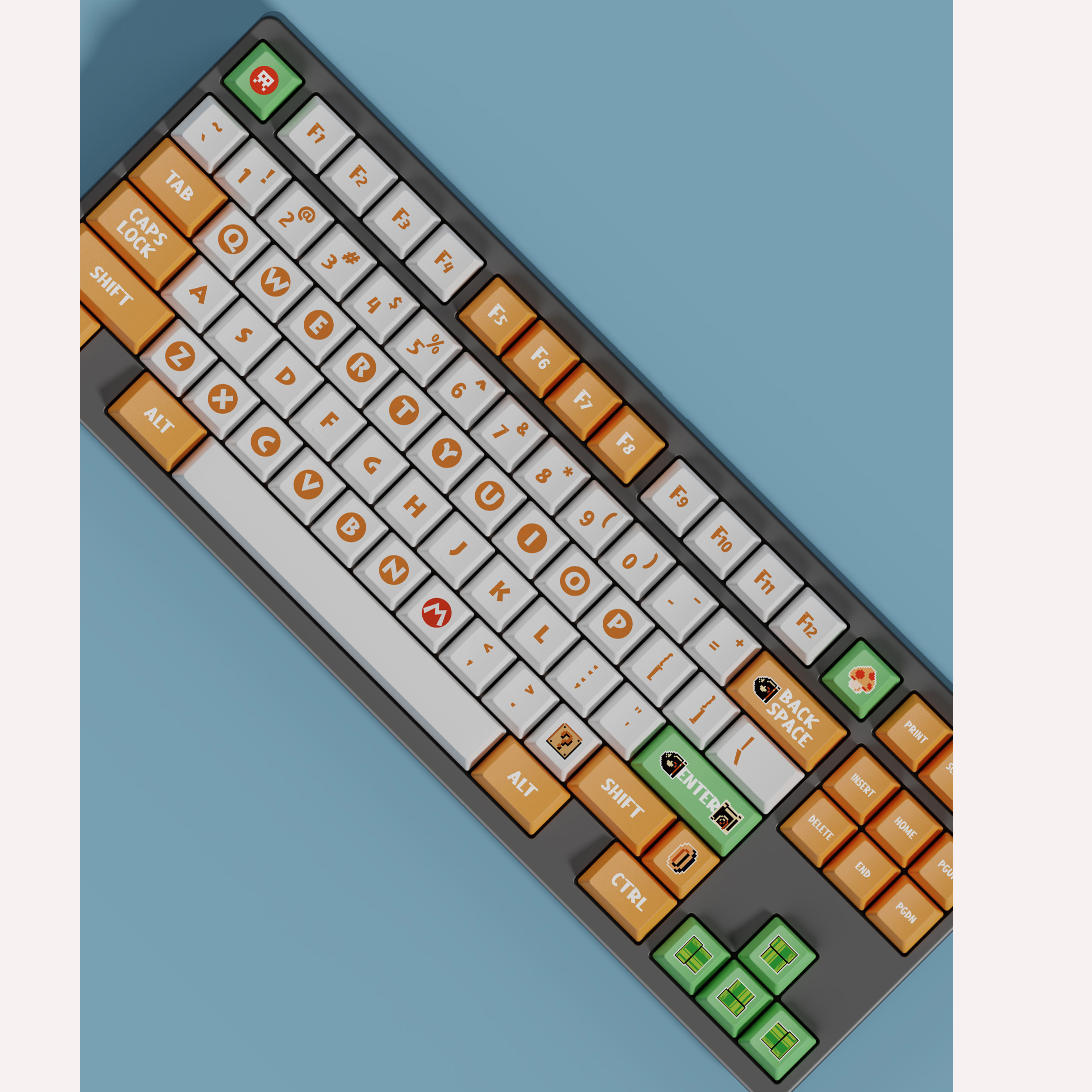 [In-Stock] Keycap Walker Cherry Super Mario PBT Dyesub