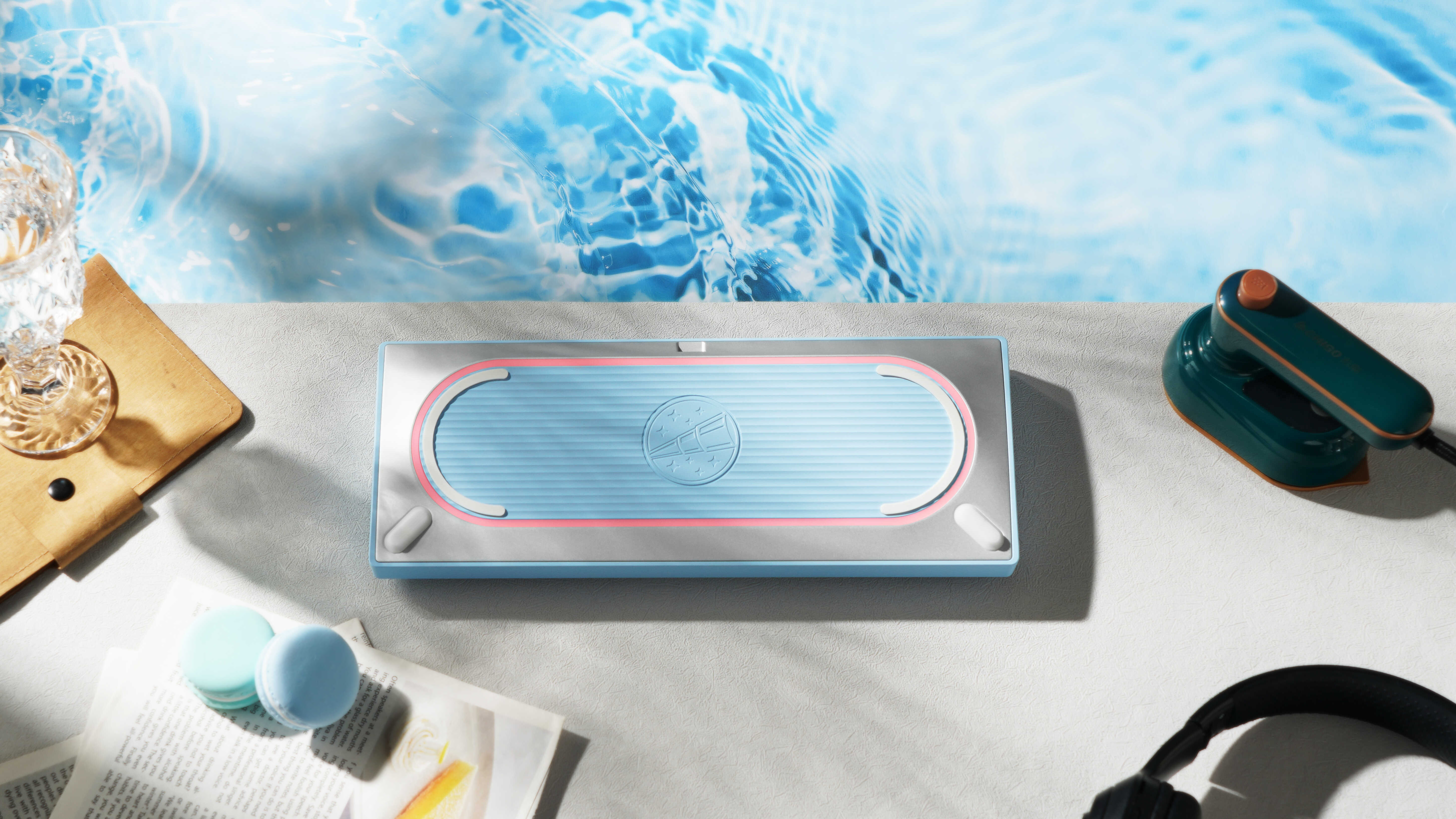 [GB] Zoom64 Mechanial Keyboard Kit - Cloud Mist Blue