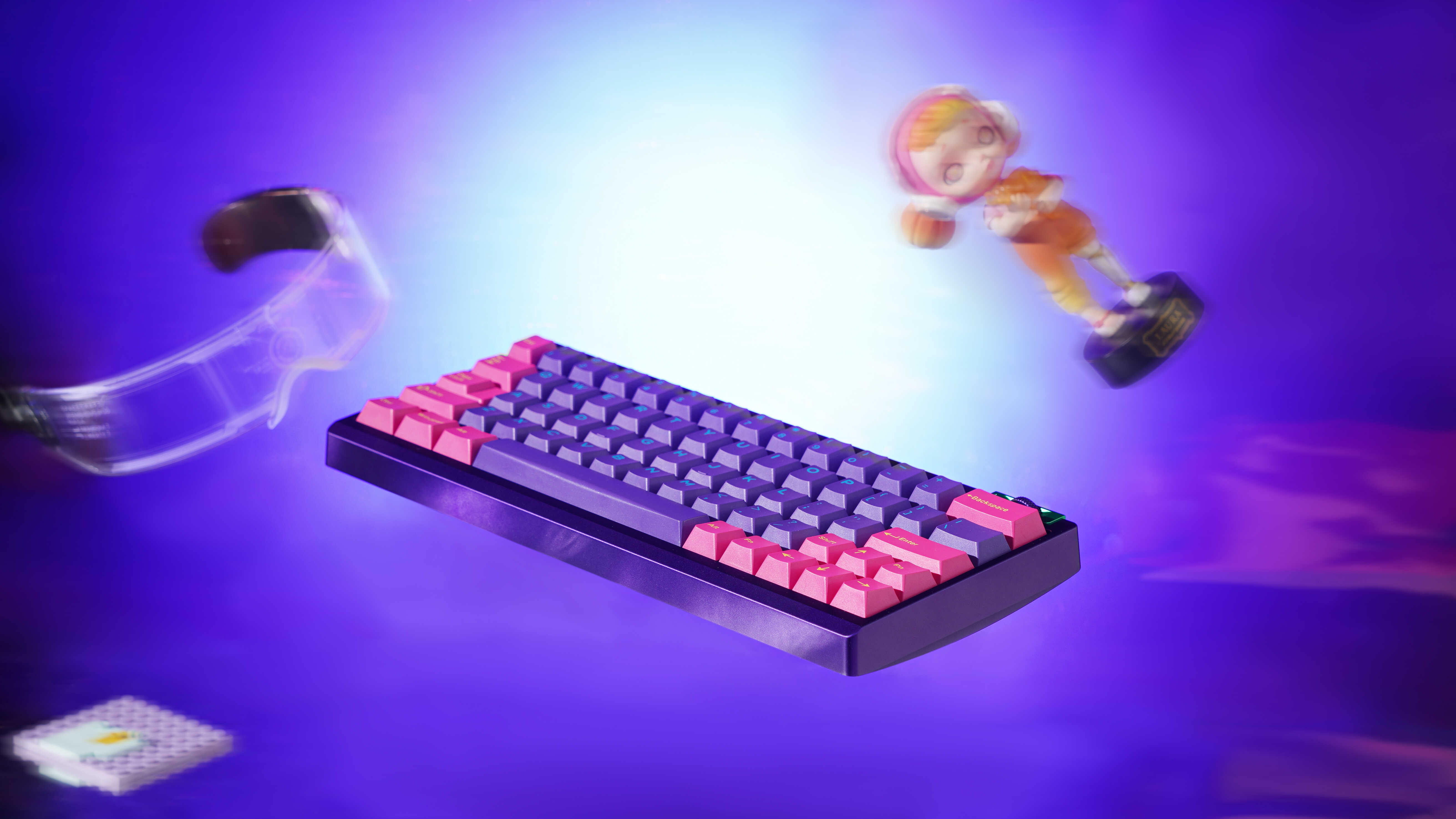 [GB] Zoom64 Mechanial Keyboard Kit - Neon Violet