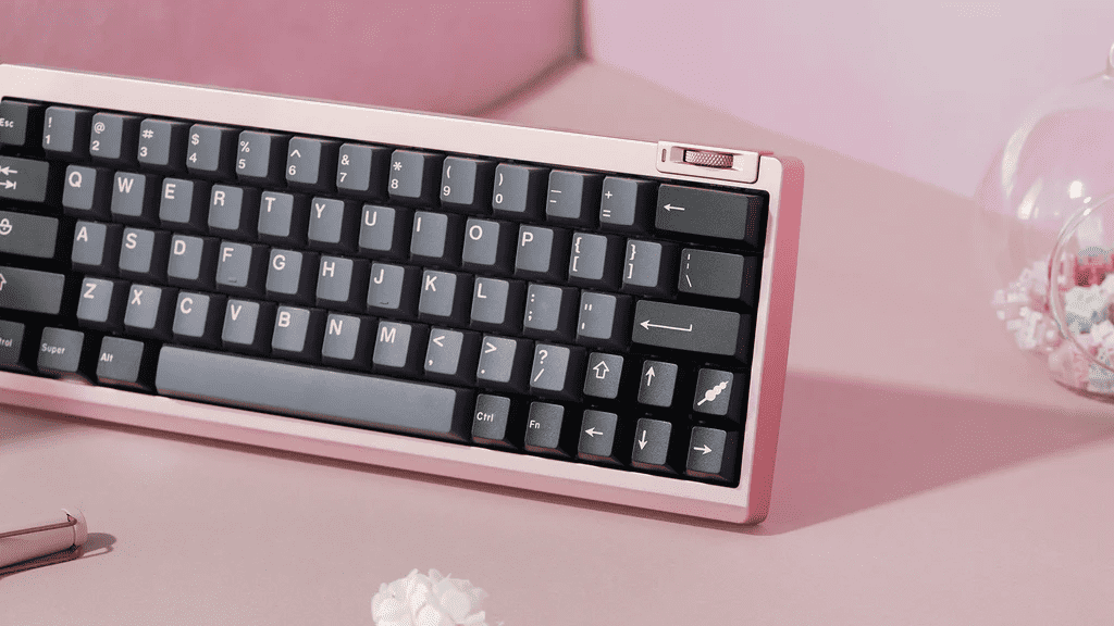 [GB] Zoom64 Mechanial Keyboard Kit - Sakura Pink