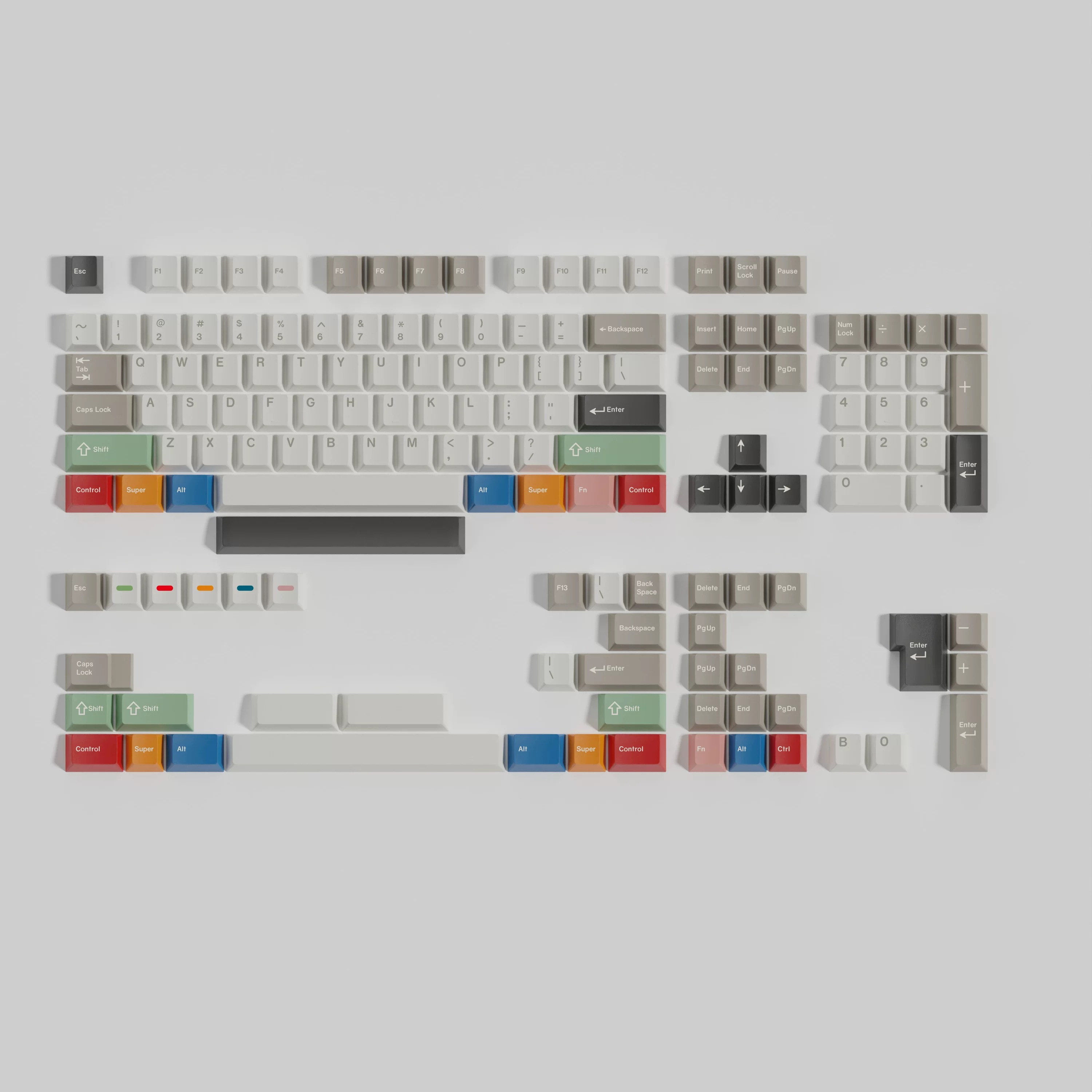 [In Stock] Keycap Walker Cherry Foundation PBT Dyesub