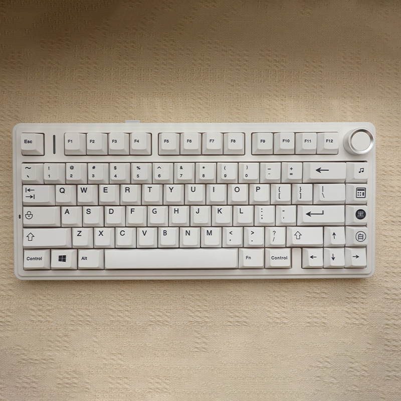 Keycap Minimal White Profile Cherry PBT Dyesub