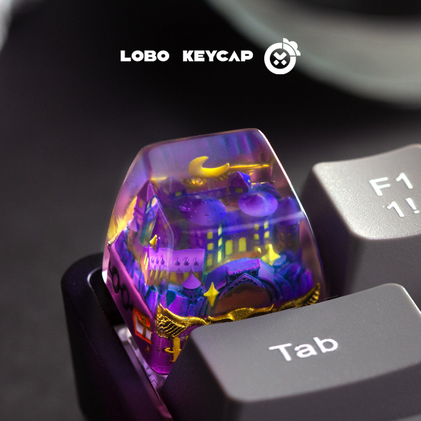 Keycap Artisan Lobo Harry Potter Castle Resin