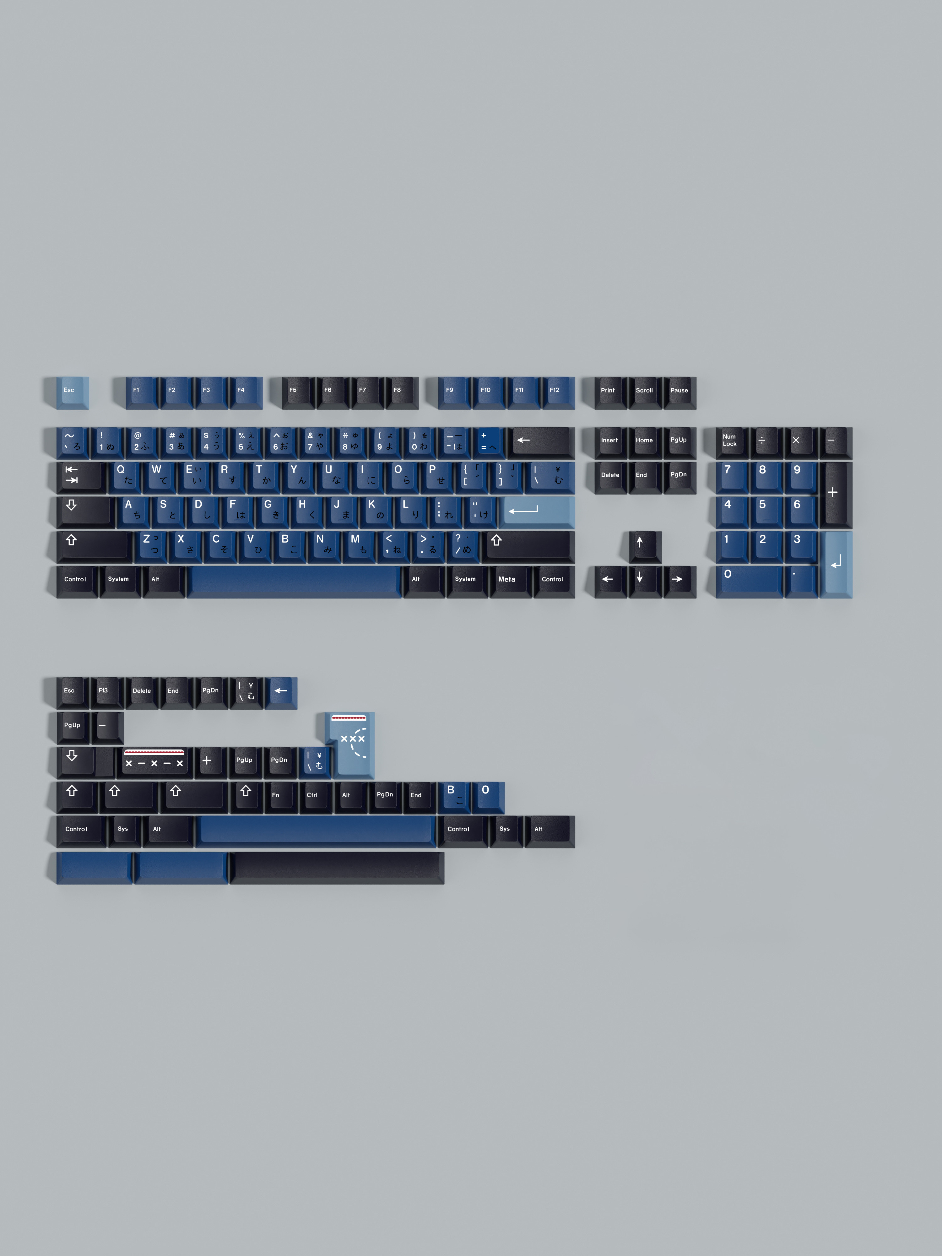 [In Stock] Keycap Walker Indigo Cherry PBT Dyesub