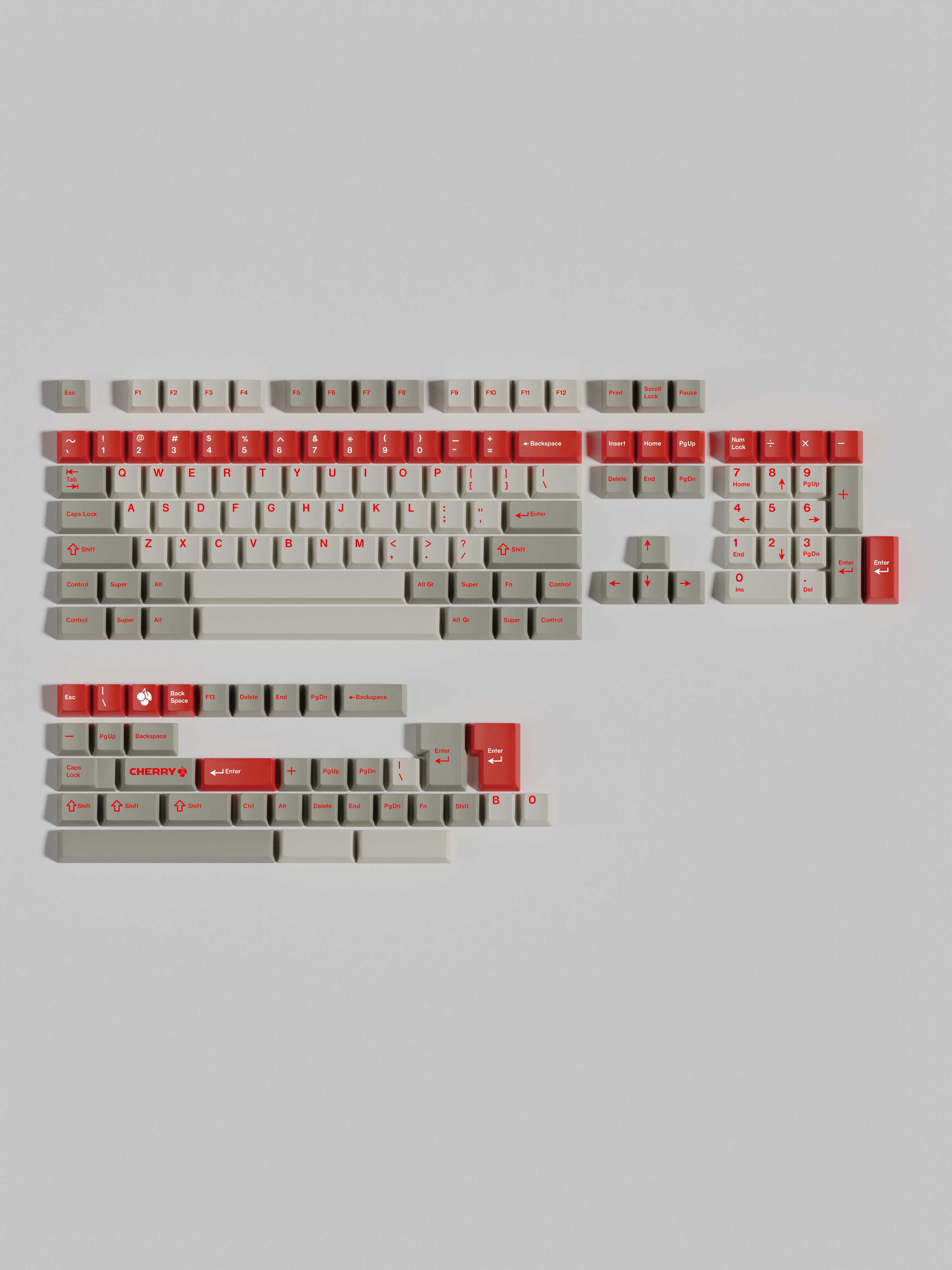 [In Stock] Keycap Walker Red Alert Cherry PBT Dyesub