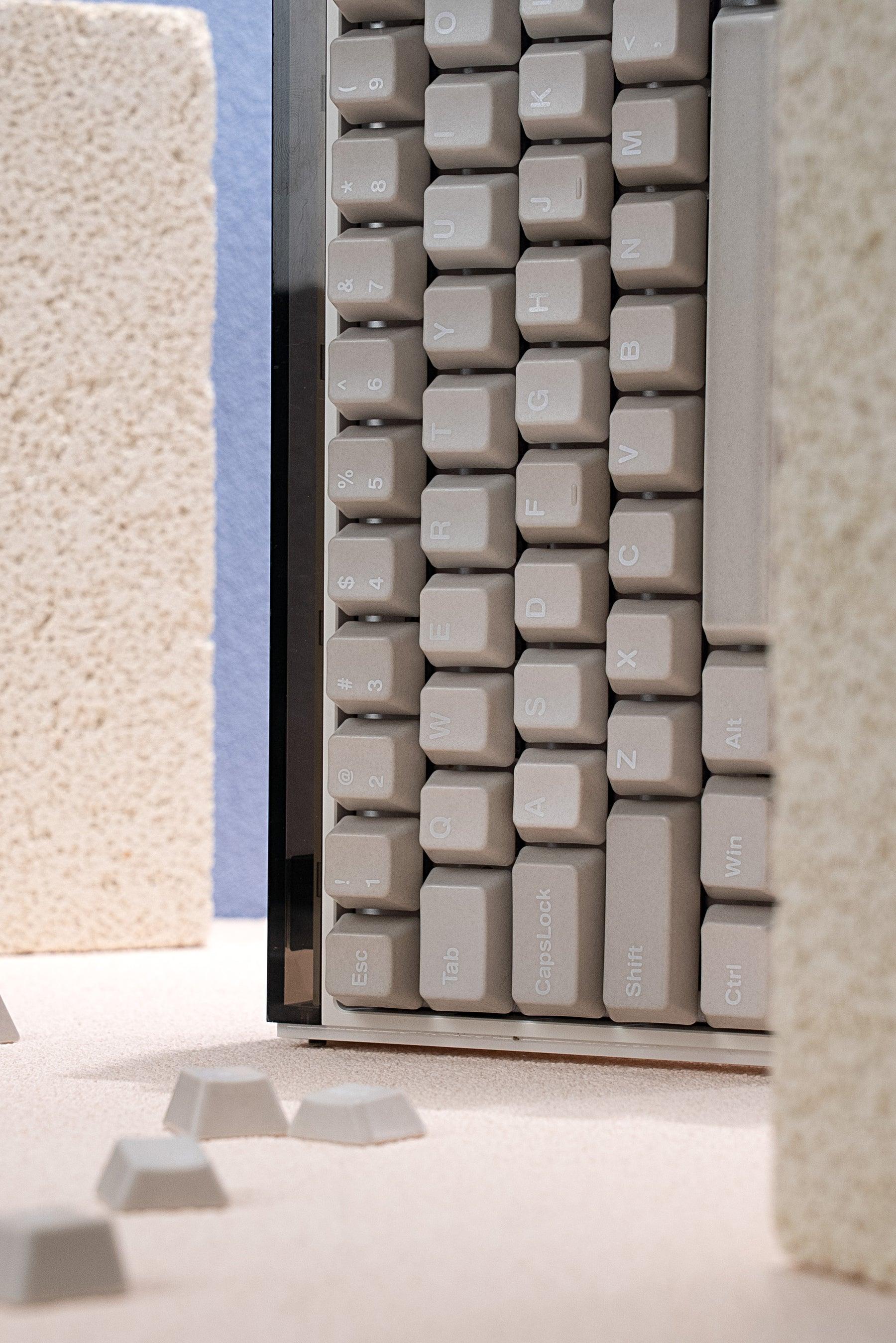 Keycap Sứ Cerakey V3 - Matte Gray