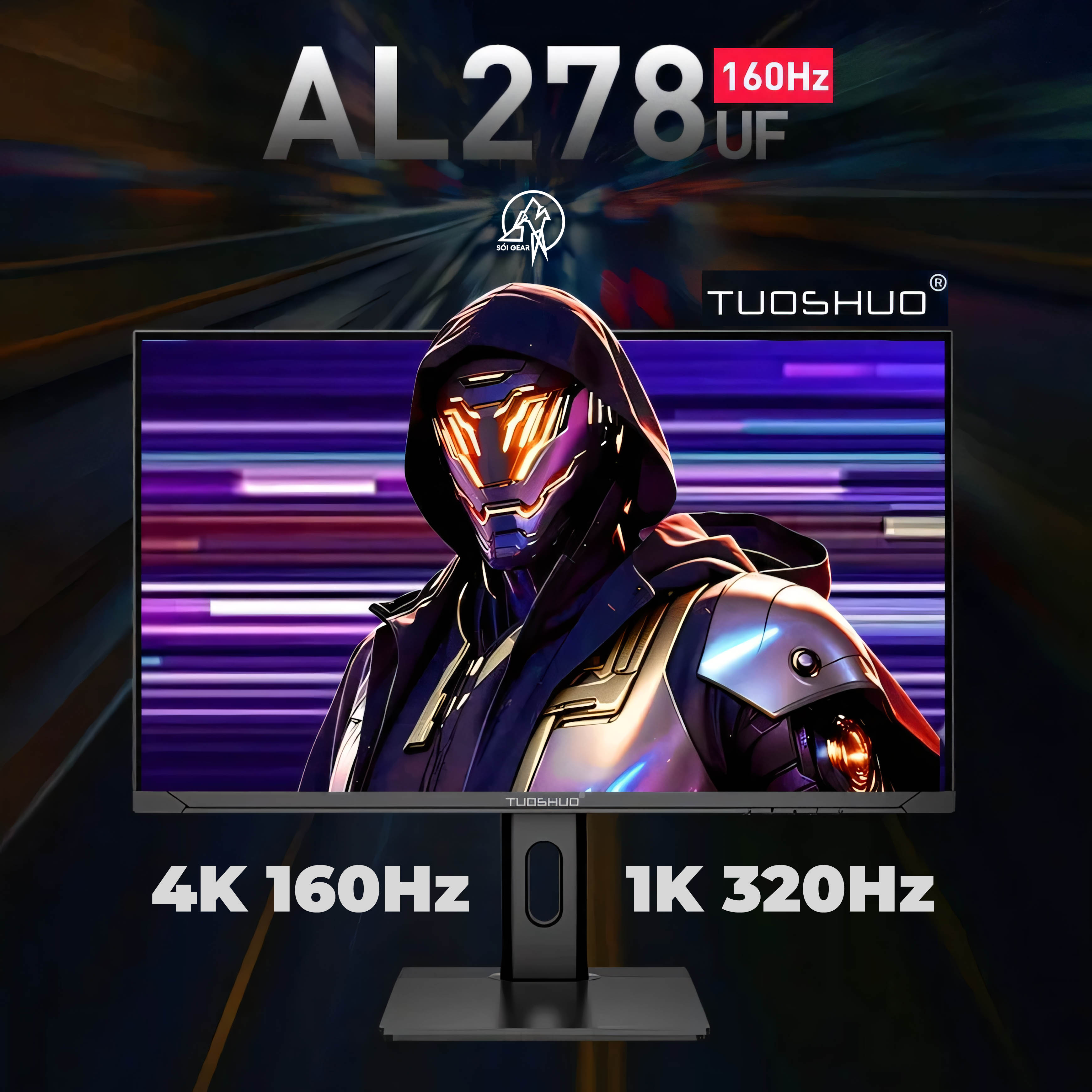 Màn hình Tuoshuo AL278UF (27inch/160hz/4k/Fast-IPS)