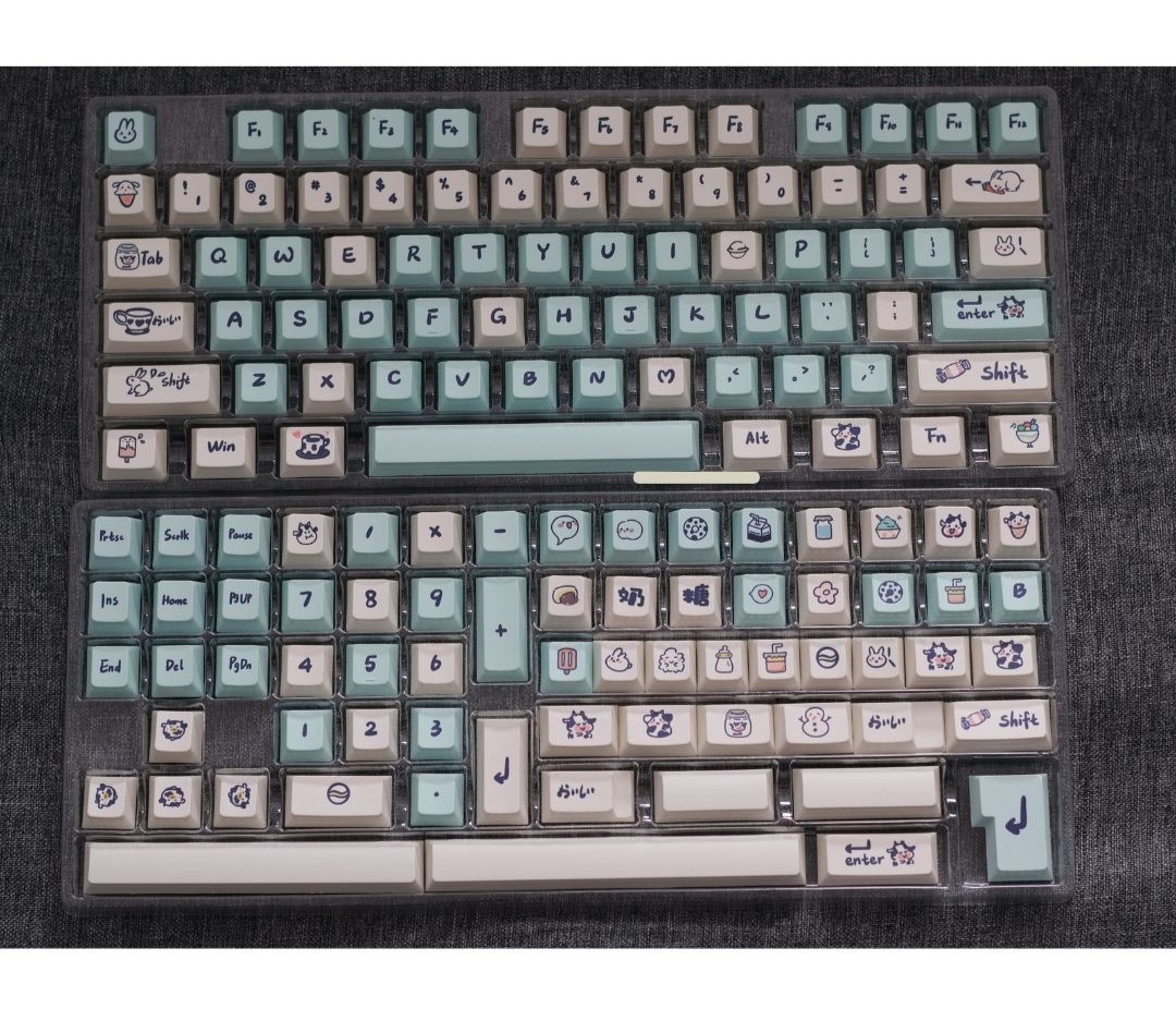 Keycap Mintcaps Cherry Toffee PBT Dyesub