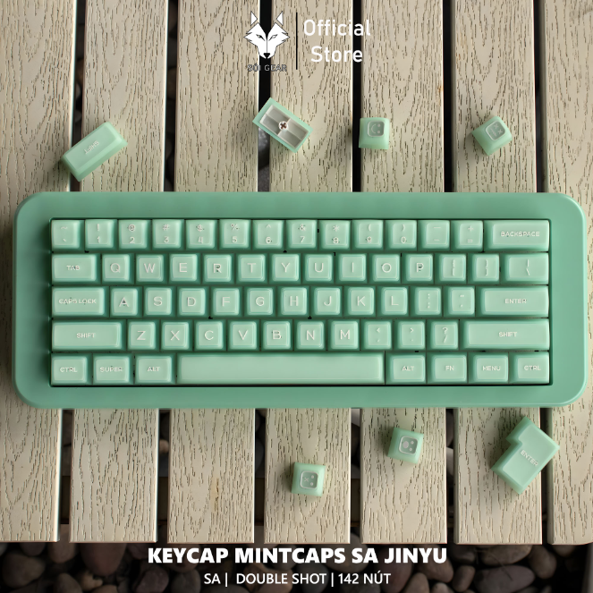 Keycap SA Mintcaps Jinyu PBT doubleshot